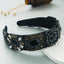 Hair Hoop Fashion New Bright Crystal Baroque Hair Band Hair Cave High Quality Small Fragrance Head Hoop Hair Accessories - Korvel