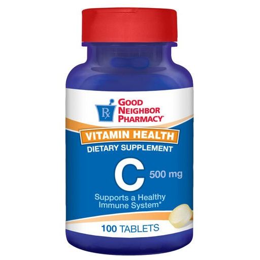 Complément de vitamine C 500 mg GNP du 21e siècle - 100 ou 500 comprimés
