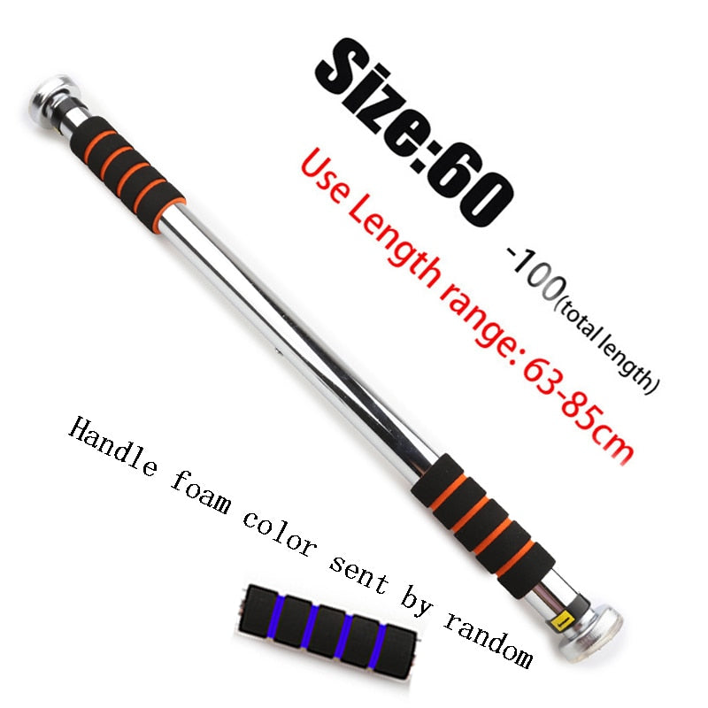 200kg Adjustable Door Horizontal Bars Exercise Home Workout Gym Chin Up Pull Up Training Bar Sport Fitness Equipments - Korvel