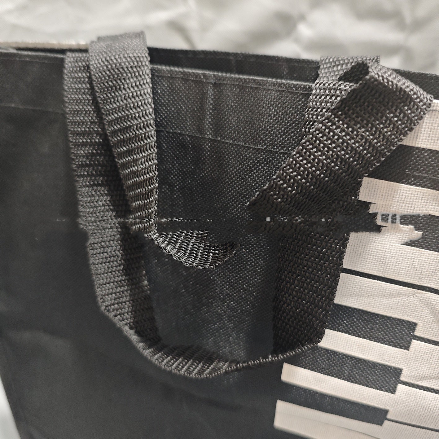 Custom Piano Oxford Cloth Shopping Tote