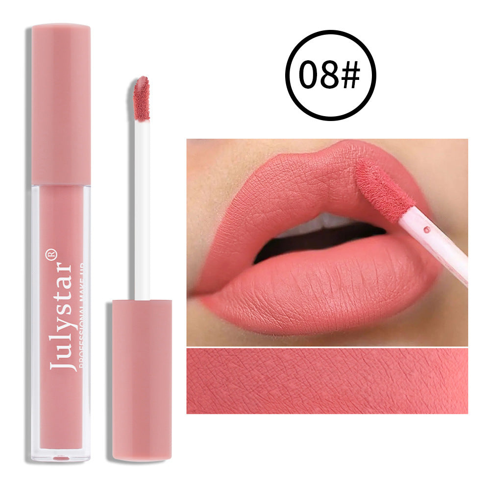 Fog Matte Makeup Free Ice Cream Lip Glaze Velvet Does Not Stick To Lip Mud - Korvel