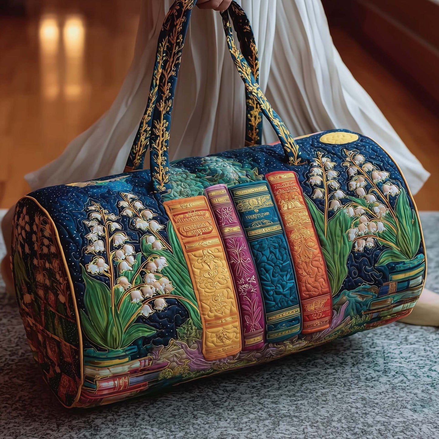 Bookwind Series Handheld Quilted Travel Bag - Multi-Functional