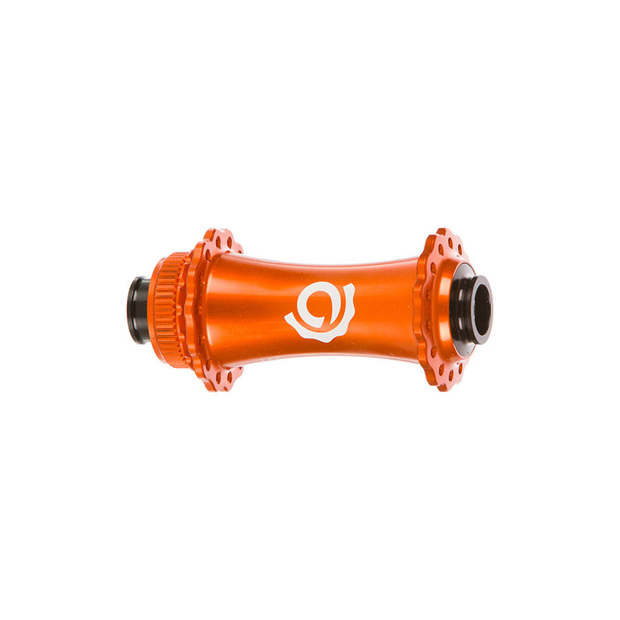 Industry Nine Solix M Classic Front Disc Hub - 28H 15mm TA 110mm Boost Orange