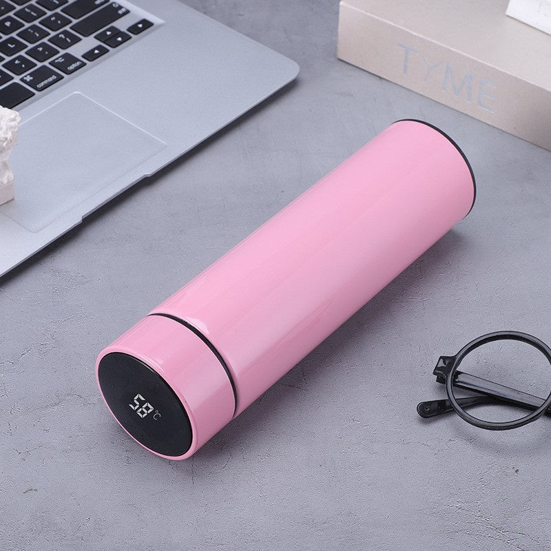Smart Temperature Measurement Insulated Cup 304 Stainless Steel Water Cup Portable Home Cup Gift Cup Wholesale Engraving - Korvel