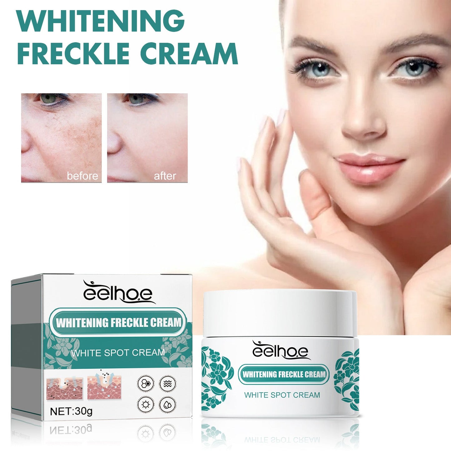 Brightening And Spot Reducing Cream Lightening And Moisturizing Skin White And Translucent Anti-Aging Cream - Korvel