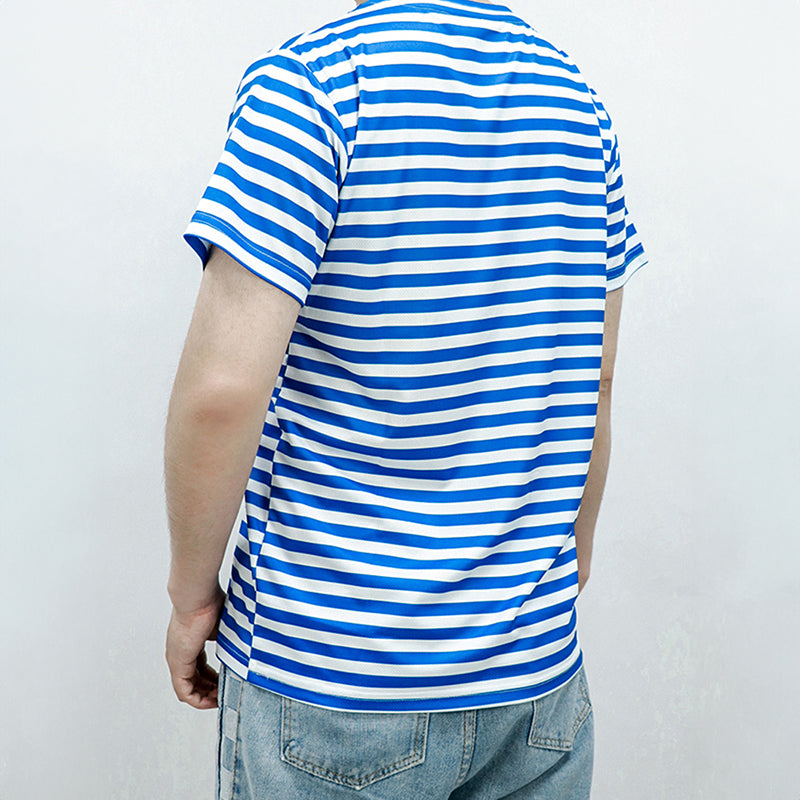 Russian Paratrooper Short-Sleeved Breton Shirt (Unisex) – Quick-Dry, Breathable, Sweat-Wicking - Korvel