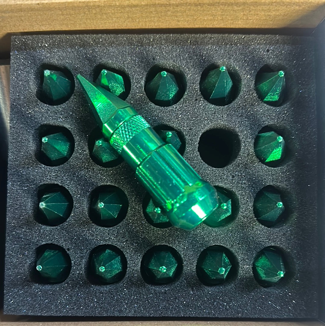 Pointe de verrou en acier NNR verte 12x1.5 V3