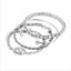 4-Piece Bohemian Crystal Bracelet Set for Women