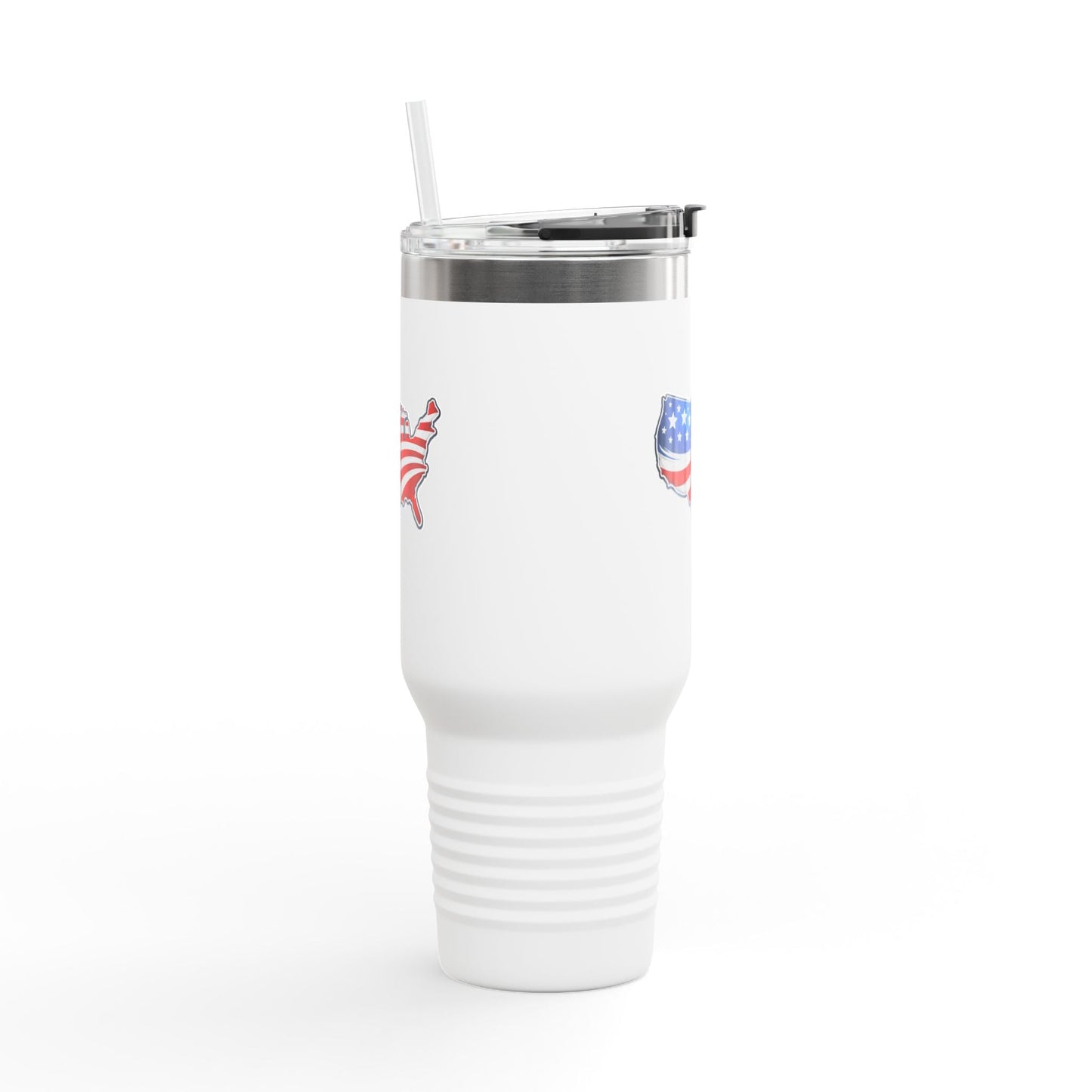 USA Map 40oz Insulated Tumbler with Handle