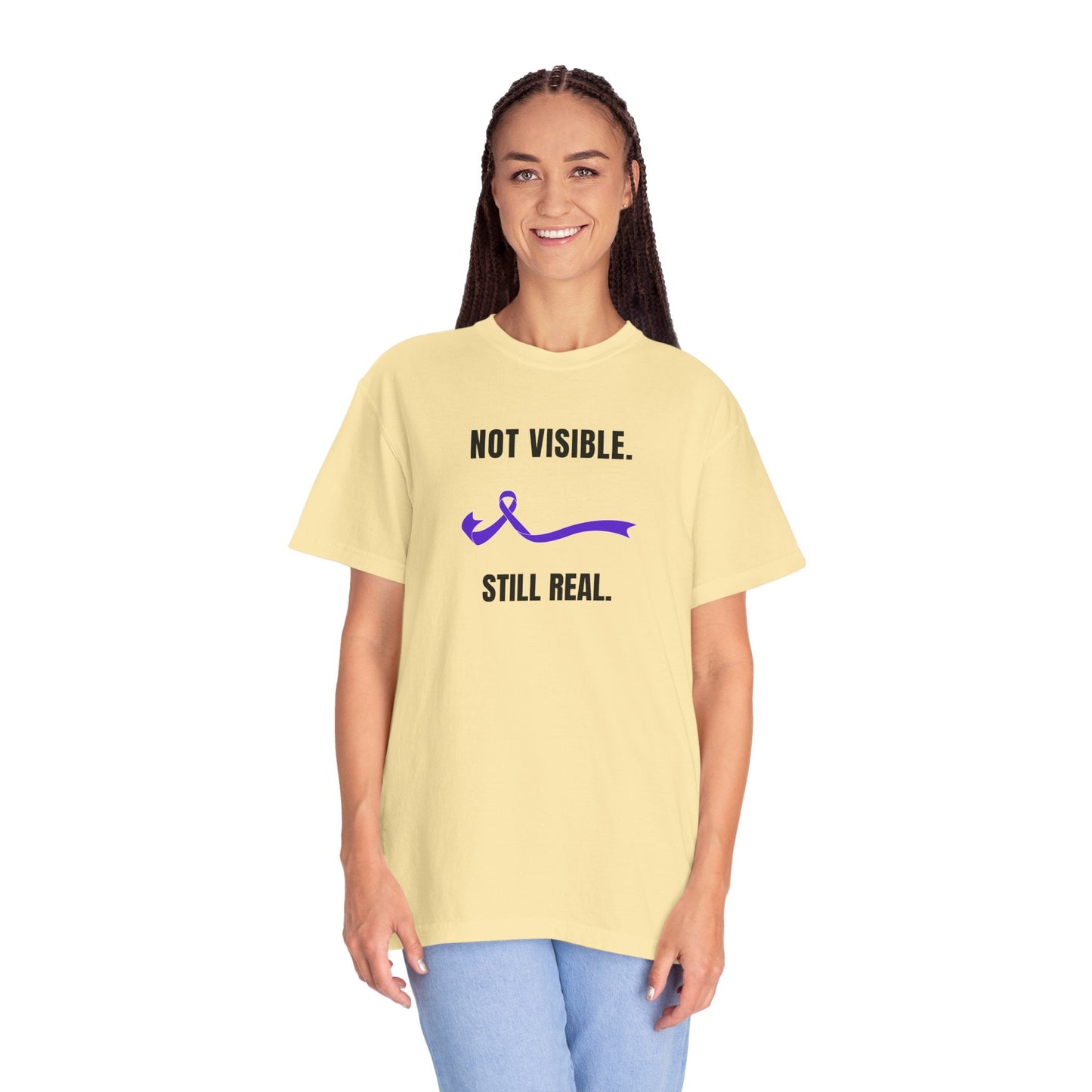 Not Visible. Still Real. T-Shirt - Epilepsy Awareness