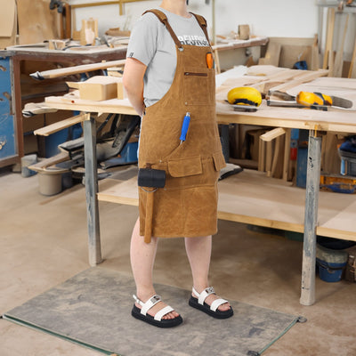 Premium Heavy-Duty Waxed Canvas Tool Apron