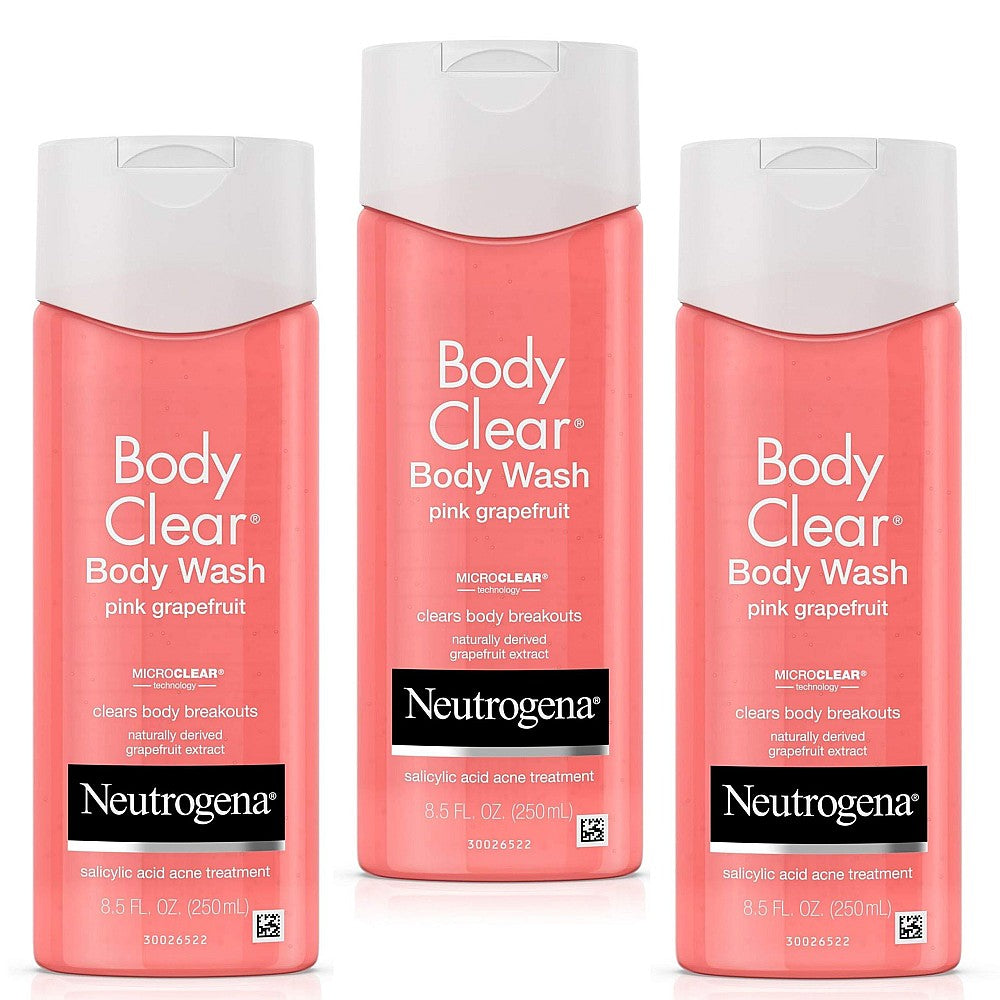 Neutrogena Body Clear Acne Body Wash - Pomelo Rosa, 8.5 fl. oz