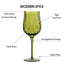 4/2/1Pcs Creative French Medieval Red Wine Glass Hand Blown Margarita Cocktail Goblet Glass Cup Dense Edges Vintage Flower Bloom - Korvel