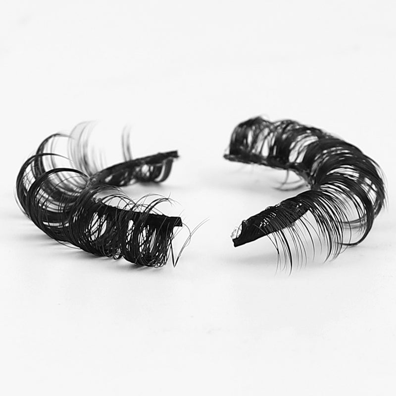 New Russian Volume False Eyelashes DD Curved Thick Eyelashes Ten Pairs Of Chemical Fiber Natural Charm Eyelashes - Korvel