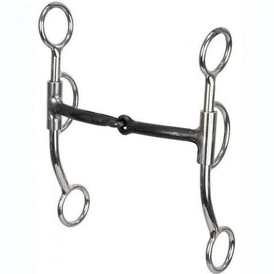Premium 7" D&L Reiner Snaffle Bit - Smooth Sweet Iron - Korvel