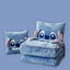 Double sided Arctic fleece pillow with embroidered fabric, dual-use office car nap blanket cushion - Korvel