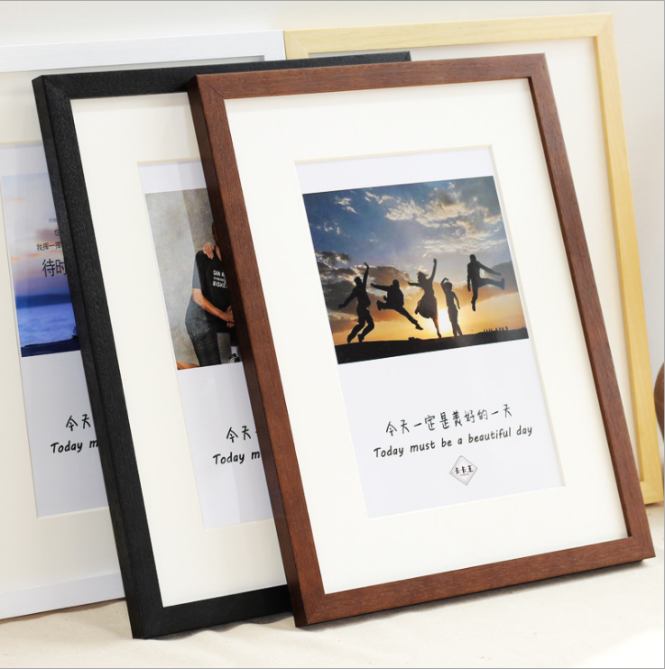 Developing photos, customizing solid wood picture frame, wall hanging 8k4ka3a4 36 "24 20" advertising poster mounting - Korvel