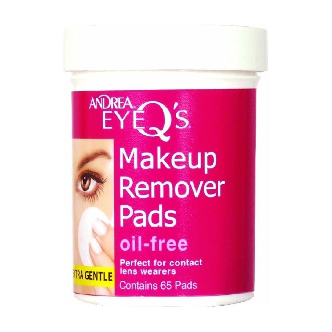 Tampons démaquillants sans huile Andrea Eye Q - 65 unités