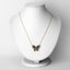 Collar de Zafiro Azul de 2.16 Quilates y Circonita Blanca en Plata de Ley