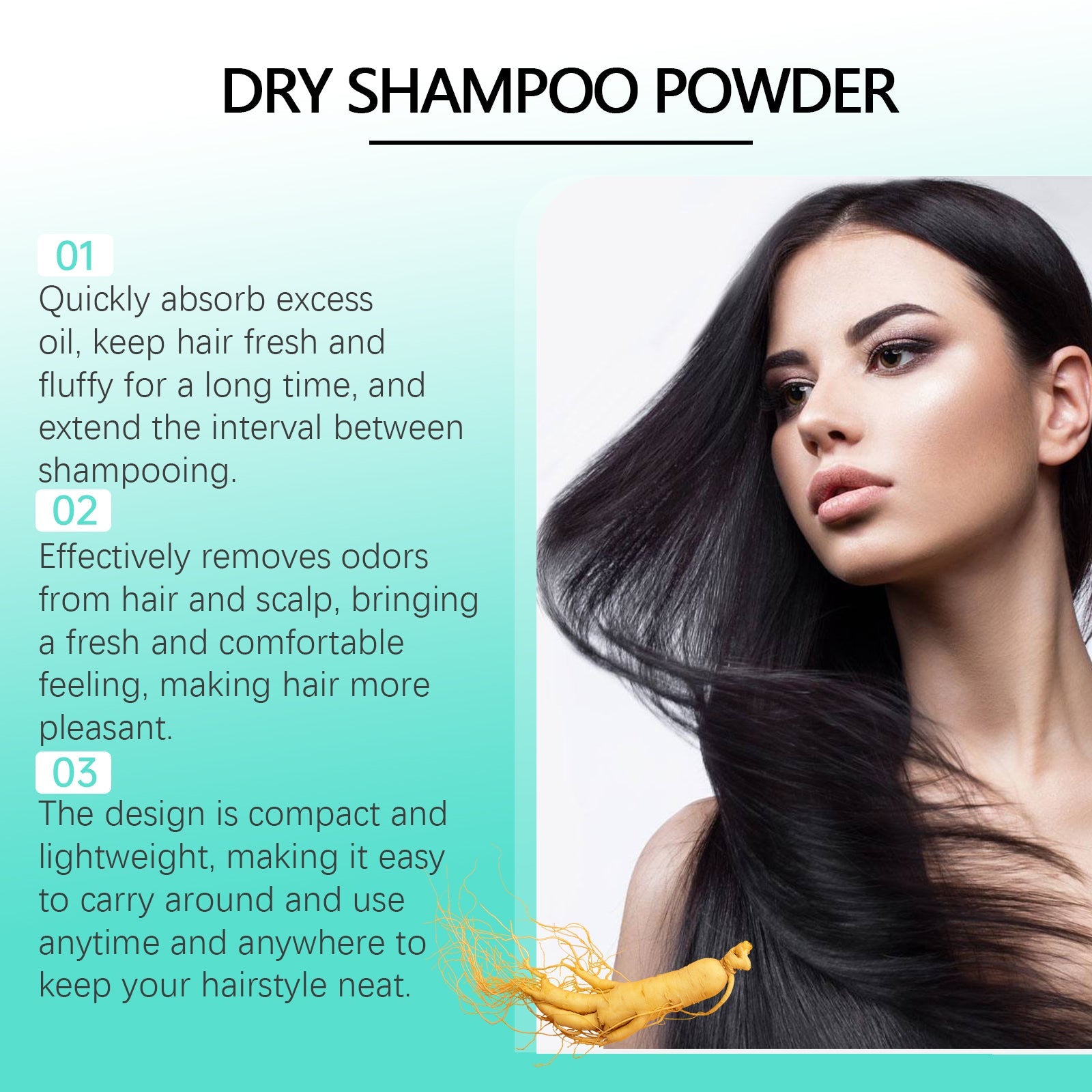 Dry Cleaning Hair Volumizing Powder Lazy Refreshing Oil Control Volumizing Powder Bangs Styling Leave-In Dry Powder - Korvel