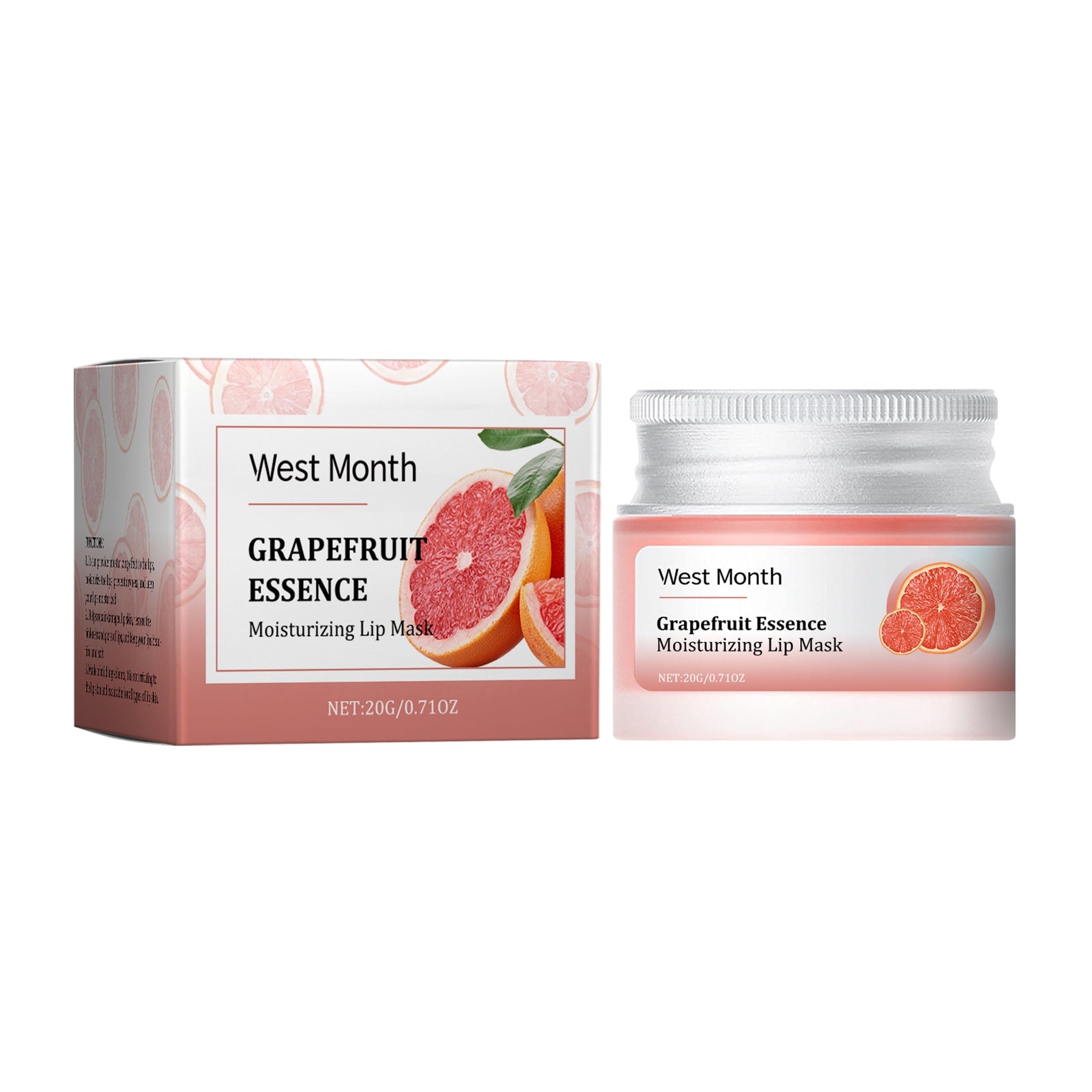 Grapefruit Moisturizing Lip Mask Effectively Nourishes Lips, Brightening And Moisturizing Lips - Korvel