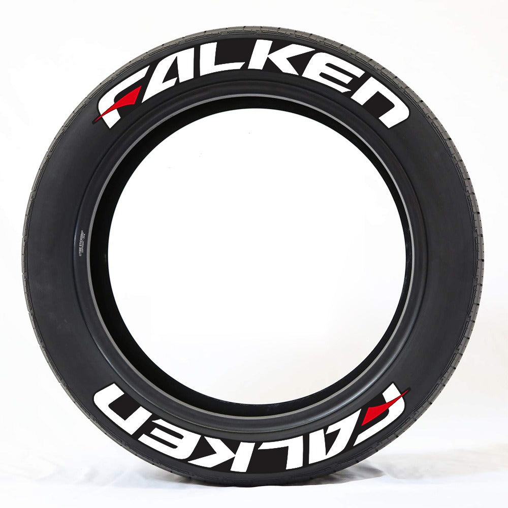New Connected Car Tire Stickers, Tire Letter Stickers, English Letter 3D Stereoscopic Stickers - Korvel