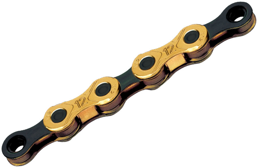 KMC X12 Waxed Chain - 12-Speed Ti Gold/Black