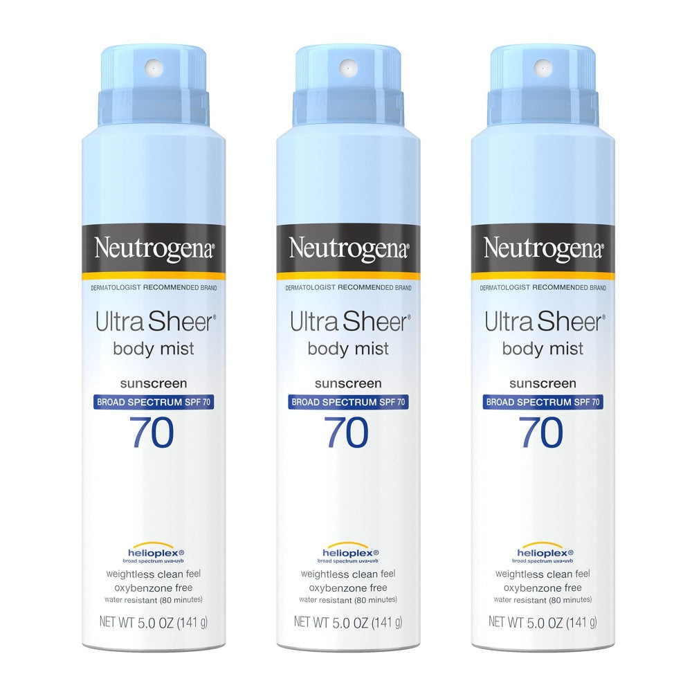 Spray solaire en brume Neutrogena Ultra Sheer SPF 70