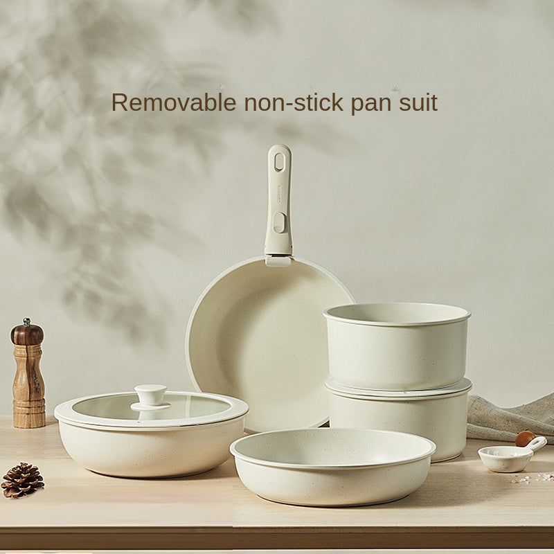 Ensemble de Casseroles Détachables Premium avec Finition Antiadhésive
