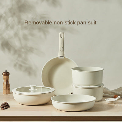 Premium Detachable Cookware Set with Non-Stick Finish