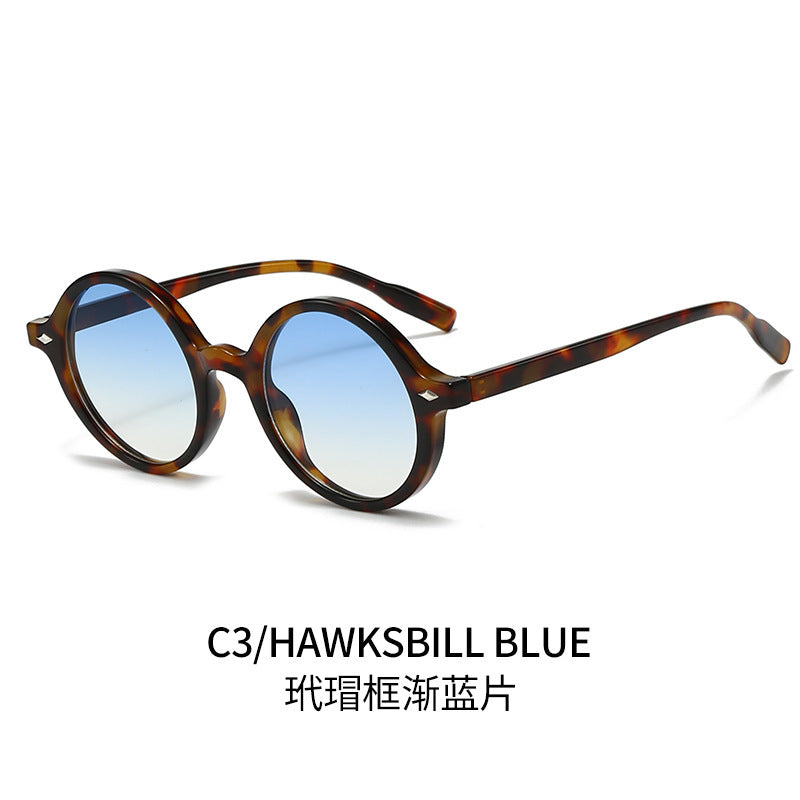 Gafas de sol retro ovaladas - Moda en champán puro