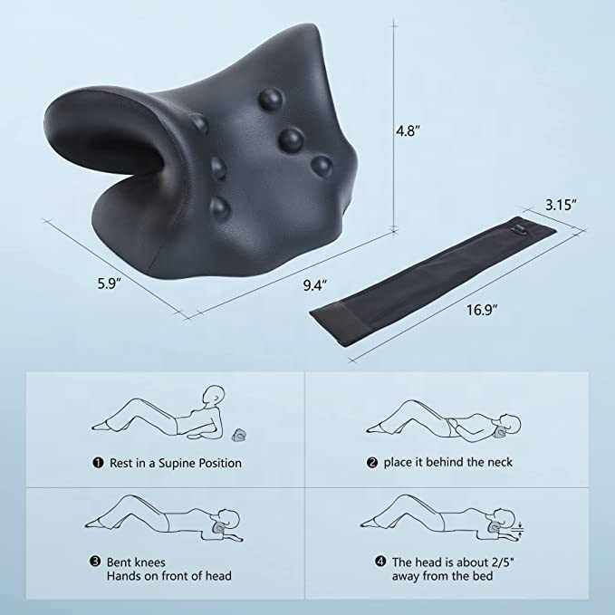 Heated Neck and Shoulder Relaxer with Graphene Heating Pad