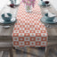 Charming Red & White Paws Table Runner - Cotton & Polyester Options - Korvel
