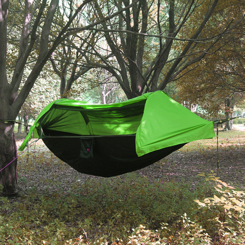 Premium Mosquito-Proof Camping Hammock with Tree Net
