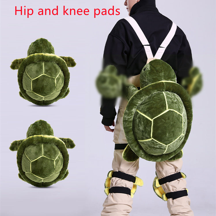 Premium Ski Hip Protection Pad - Small Turtle Design