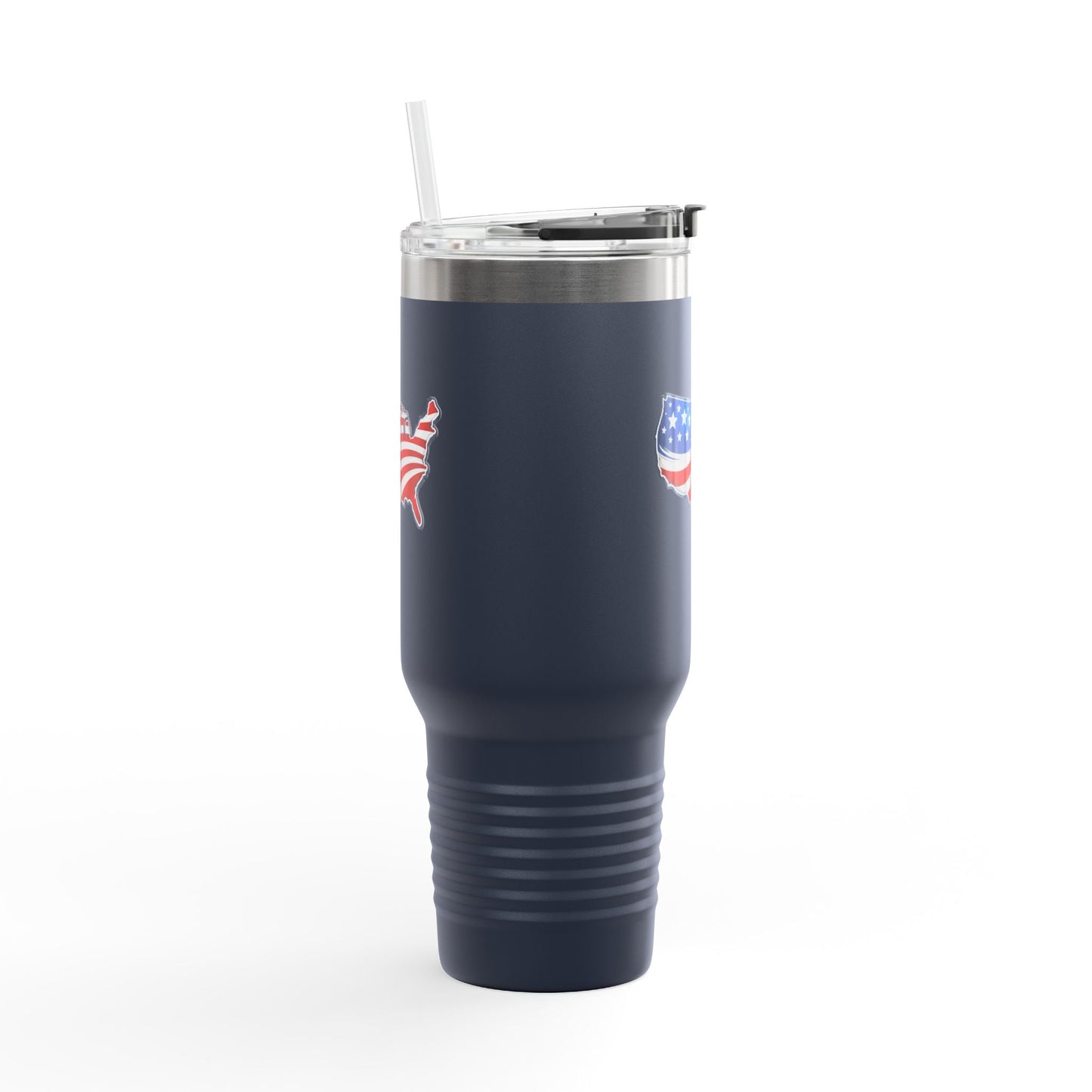 USA Map 40oz Insulated Tumbler with Handle