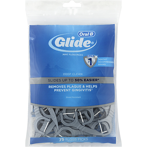 Oral-B Glide Deep Clean Floss Picks - 75 Compte