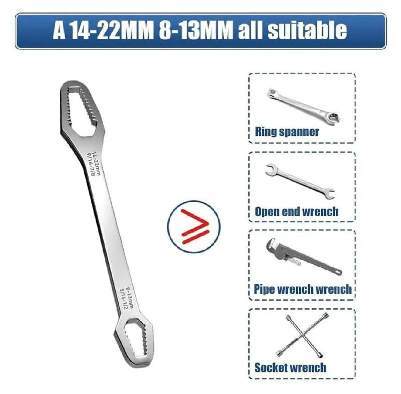AutoGrip Universal Torx Wrench - Versatile Tool for Repairs