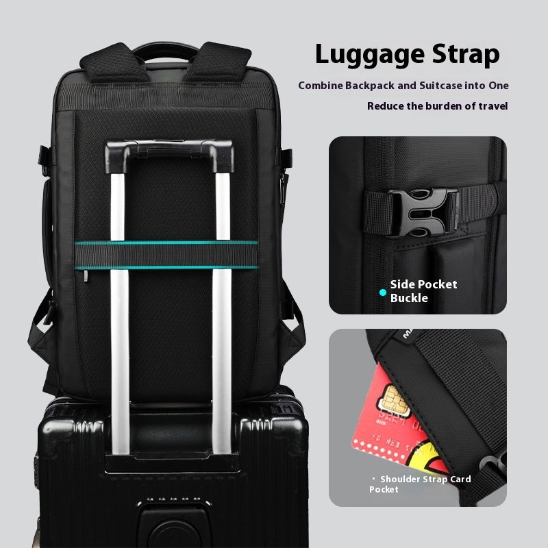 Elegant Vacuum Compression Laptop Backpack for Travel