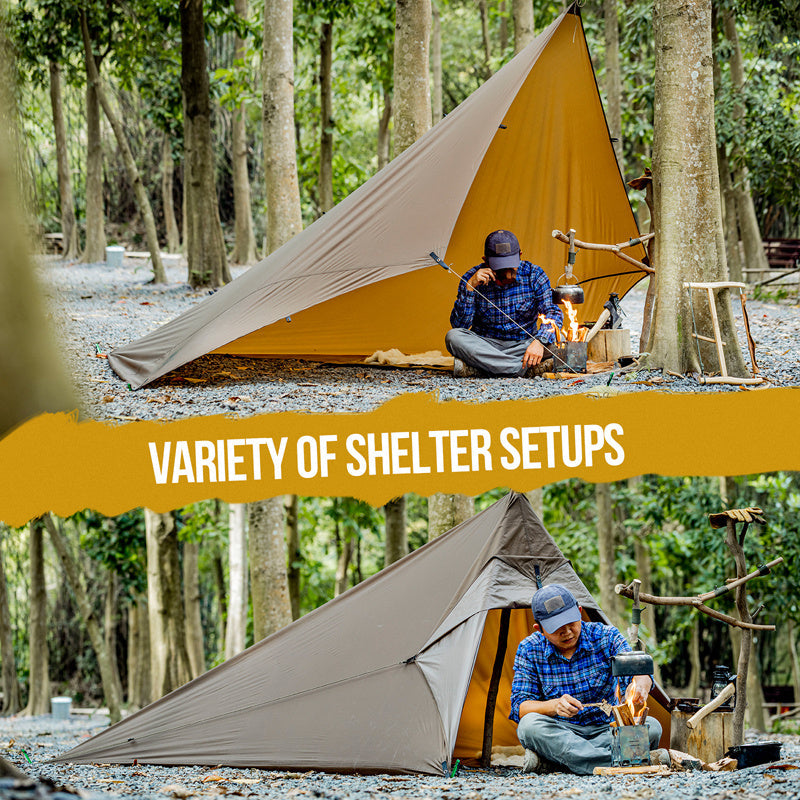 Sunscreen Waterproof Camping Awning - 4x4m