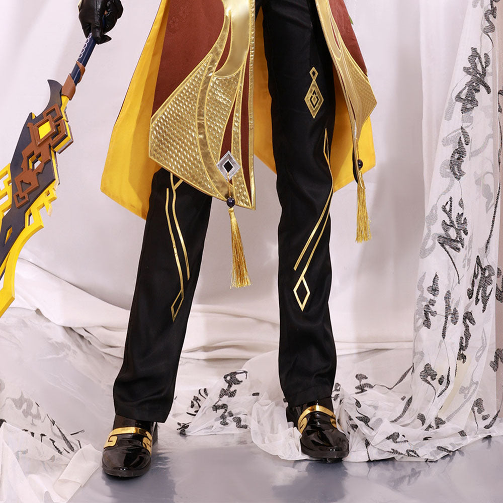 Genshin Impact Morax Zhongli high matching version Zhongli cos clothes matching shoes - Korvel