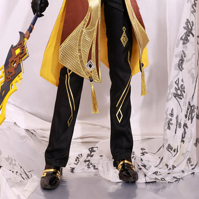 Genshin Impact Morax Zhongli high matching version Zhongli cos clothes matching shoes - Korvel