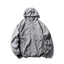 Camouflage Spliced Thin Hooded Sun Protection Clothing Men's Outdoor Sports Reflective Design Casual Jacket Trendy - Korvel