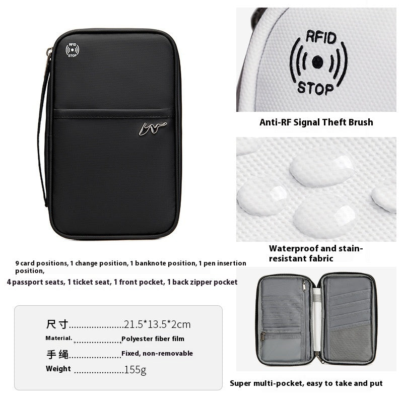 Funda de Pasaporte Antirrobo RFID Premium para Viajes