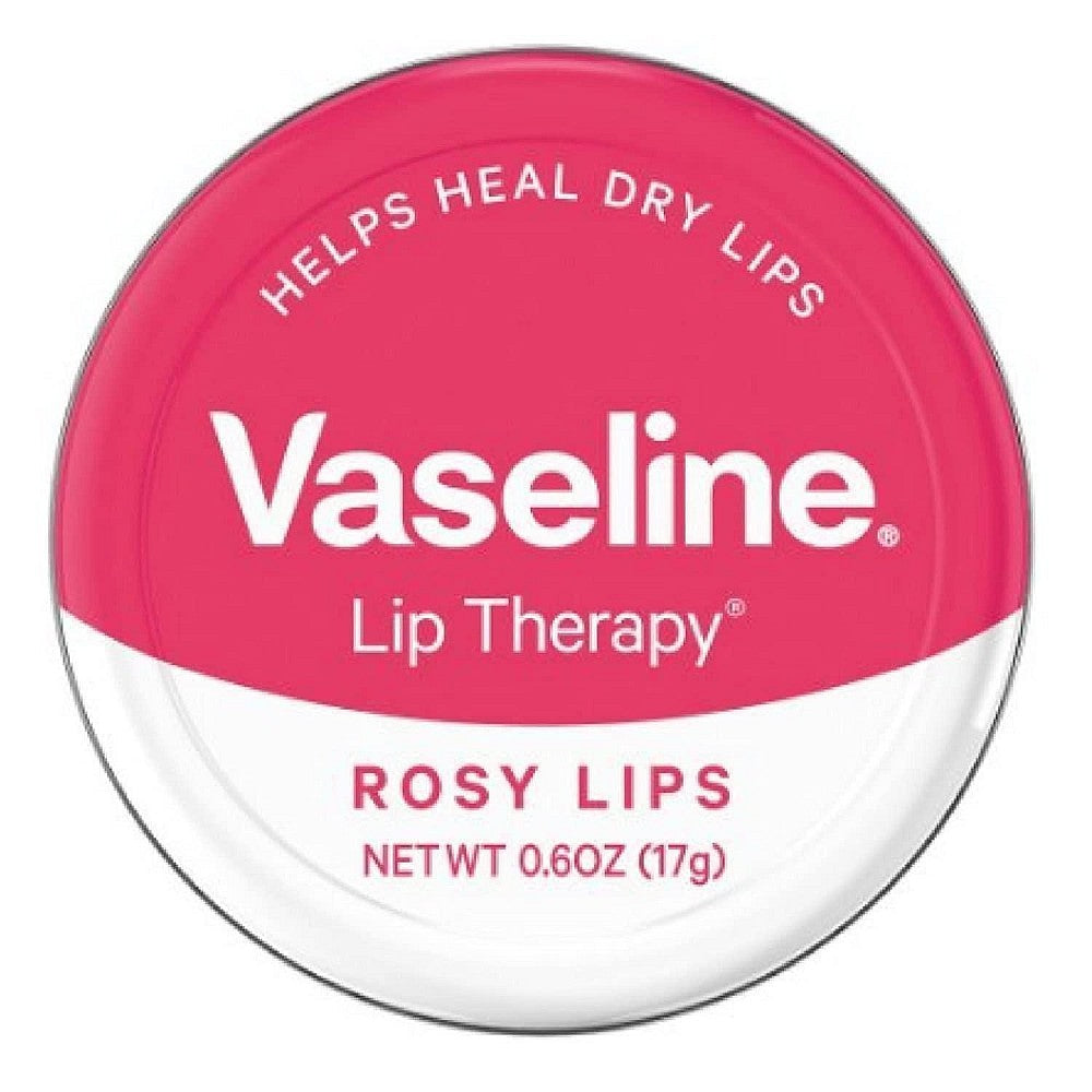 Vaseline Lip Therapy Rosy Lips Tin - 0.6 oz