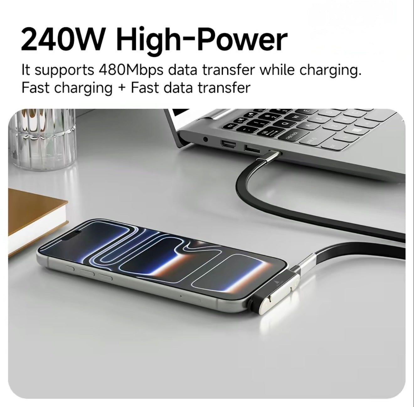 Cable USB-C Mejorado ChargeStand