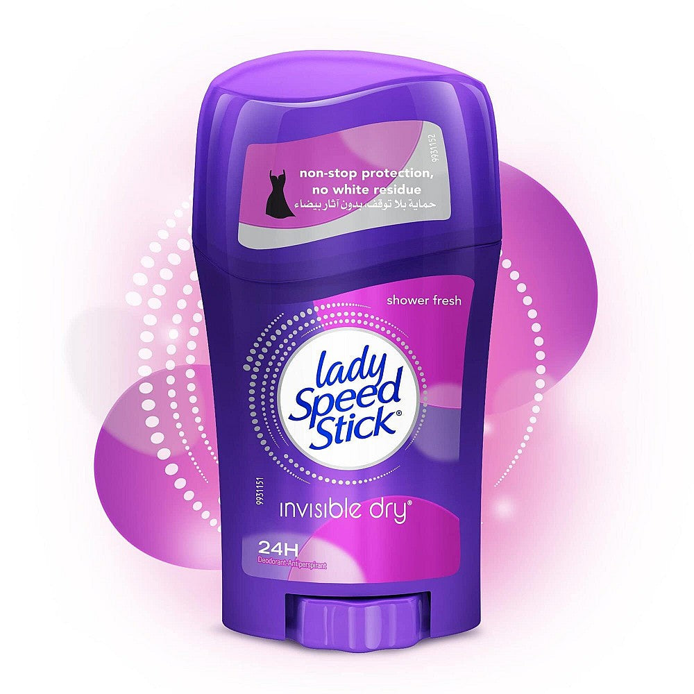 Lady Speed Stick Invisible Dry Antiperspirante - Fresco de Ducha