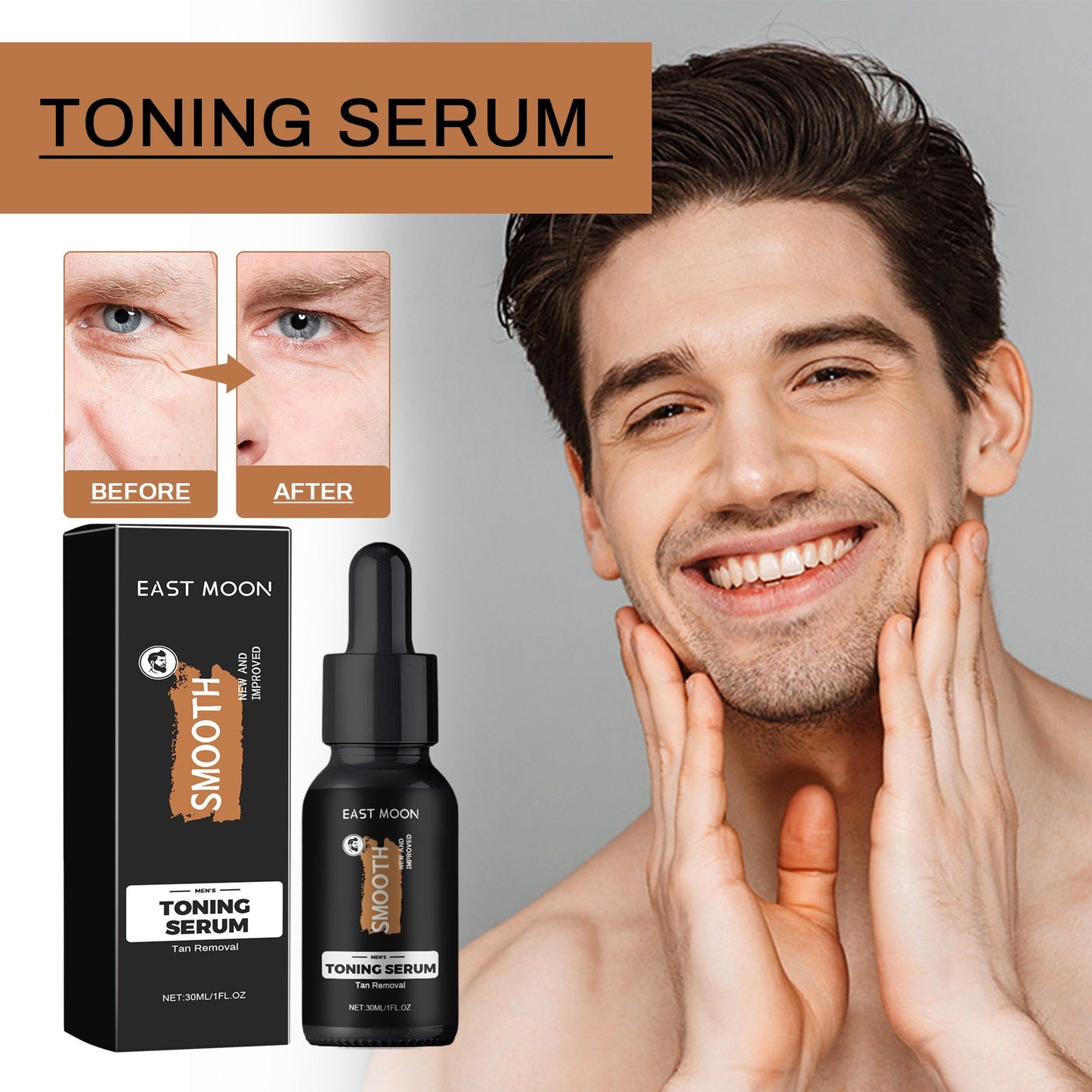 Toning Serum, Deep Moisturizing And Desalting Fine Lines Moisturizing And Moisturizing Face Essence - Korvel