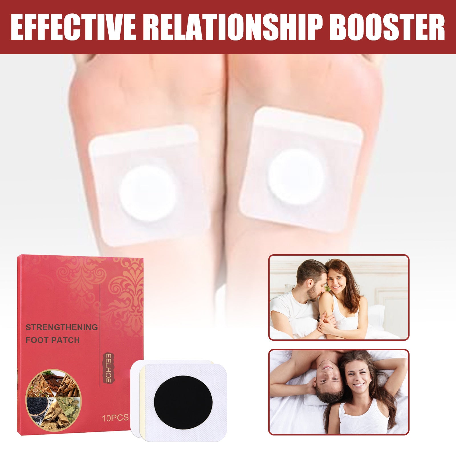 Strengthening Foot Patch, Lock Yang Patch Kidney Health Care Strong Male Foot Patch Fuyang Stick Body Point Patch - Korvel