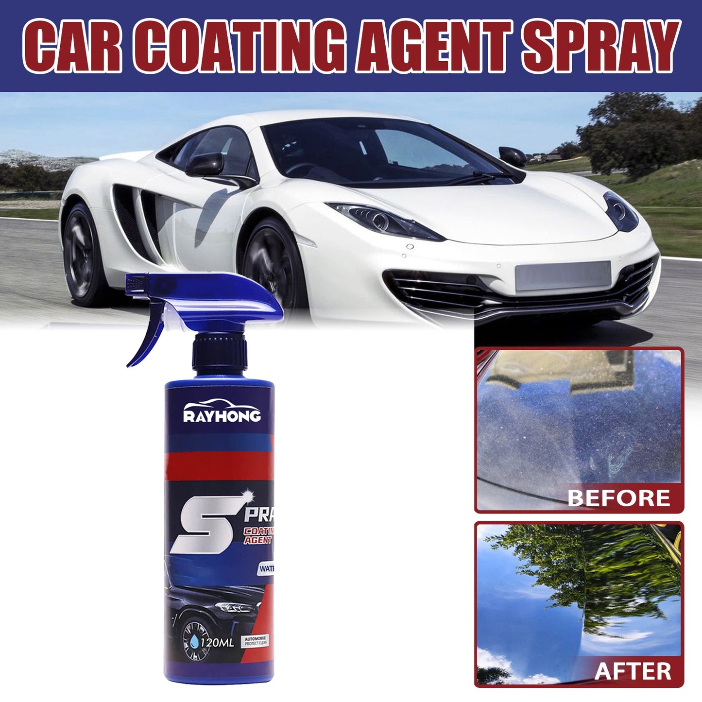 Auto Coating Spray, Auto Paint Maintenance Paint Decontamination And Brightening Nano Coating Spray Coating Agent - Korvel